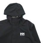 HELLY HANSEN 防水 レインジャケット マウンテンパーカー L ブラック ドローコード SEVEN J Rain Jacket HELLY TECH NB4 62047