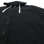 Polo Ralph Lauren ジップパーカー 2XL ブラック TALONジップ 裏起毛 スモールポニー刺繍 ビッグサイズ