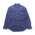 POLO JEANS CO. RALPH LAUREN 90年代 デニム シャツ L インディゴ ブルー 胸ポケット
