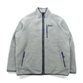 Patagonia レトロパイル フルジップ フリースジャケット 2XL グレー 胸ポケット 22801