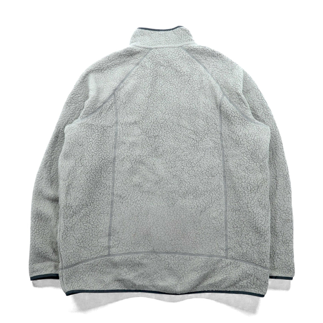 Patagonia レトロパイル フルジップ フリースジャケット 2XL グレー 胸ポケット 22801