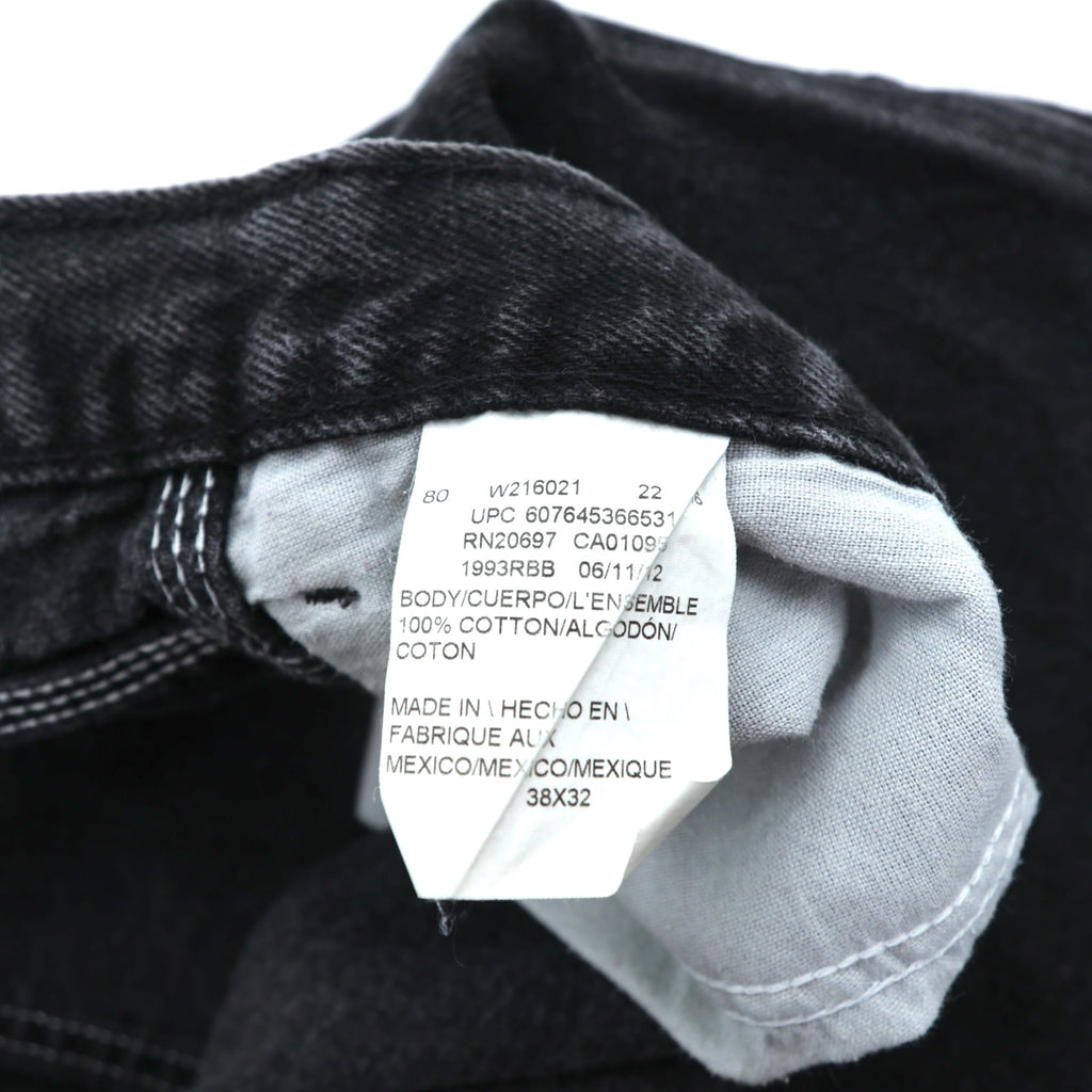 Dickies ブラック デニムペインターパンツ ジーンズ XL ブラック CARPENTER 1993RBB