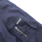 Woolrich N-2B Flight Jacket Padded Bomber Jacket, Size L, Navy, Short Length, Nylon Rabbit Hoodie, Faux Fur