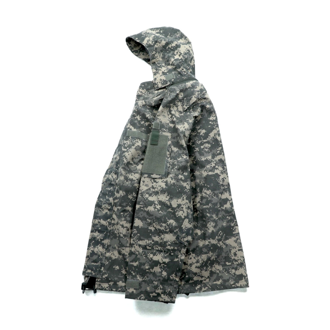 Vintage US ARMY FREE EWOL Hoodie, Large, ACU/UCP Digital Camo, Military Jacket, GORE-TEX, Waterproof, Aramid, Flame Retardant, PROPPER INTERNATIONAL INC, 8415-01-577-1220