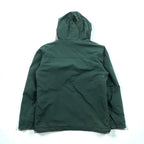 NAPAPIJRI ハーフジップ アノラックパーカー ナイロンジャケット フリースライナー L カーキ RAIN FOREST WINTER ANORAK TAPED SEAMS N0Y7H2