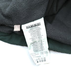 NAPAPIJRI ハーフジップ アノラックパーカー ナイロンジャケット フリースライナー L カーキ RAIN FOREST WINTER ANORAK TAPED SEAMS N0Y7H2