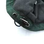 NAPAPIJRI ハーフジップ アノラックパーカー ナイロンジャケット フリースライナー L カーキ RAIN FOREST WINTER ANORAK TAPED SEAMS N0Y7H2