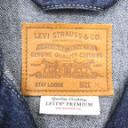 Levi's PREMIUM ビッグE 1st タイプ トラッカージャケット デニムジャケット Gジャン M インディゴ ビッグサイズ A0638-0001