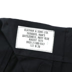70s Vintage Military Battle Dress Trousers カナダ軍 BDU トラウザーズ パンツ L ブラック ウール 8405-21-500-1147 CLAYMAN & SONS LTD. 1973年製 70年代 カナダ製