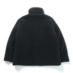 WE11DONE Stand Collar Fleece Jacket, Small, Black Padded, High Neck, WD-AG9-20-153-U-BK, Unused