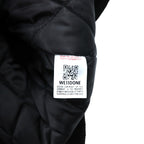 WE11DONE Stand Collar Fleece Jacket, Small, Black Padded, High Neck, WD-AG9-20-153-U-BK, Unused