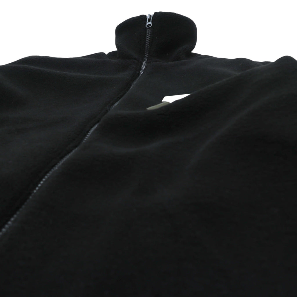 WE11DONE Stand Collar Fleece Jacket, Small, Black Padded, High Neck, WD-AG9-20-153-U-BK, Unused