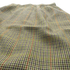 BURBERRY 90年代 日本製 ガンクラブチェック スカート M ベージュ スコットランドウール