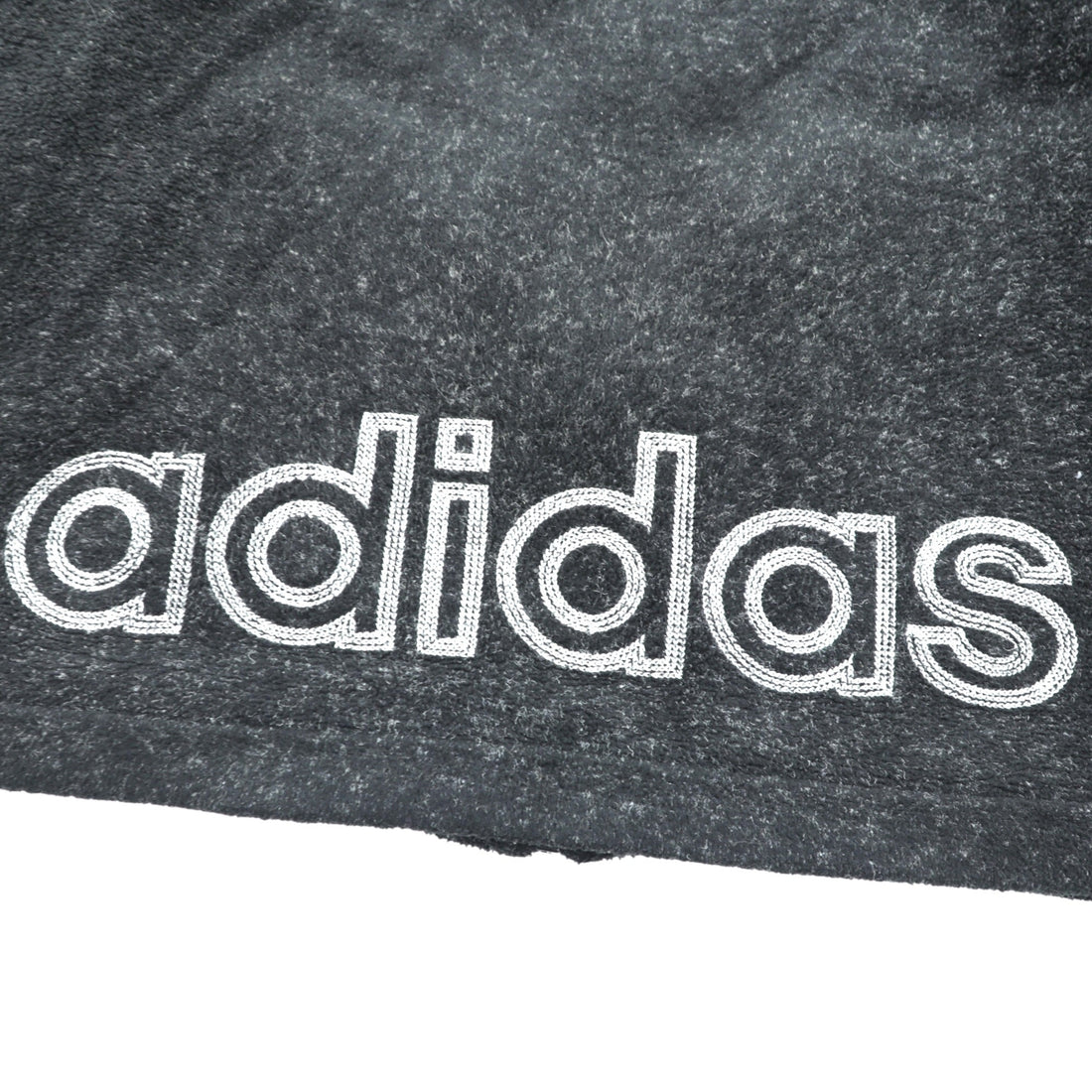 adidas 90年代 デサント社製 フリースジャケット M ブラック スタンドカラー ADVENTURE 日本製