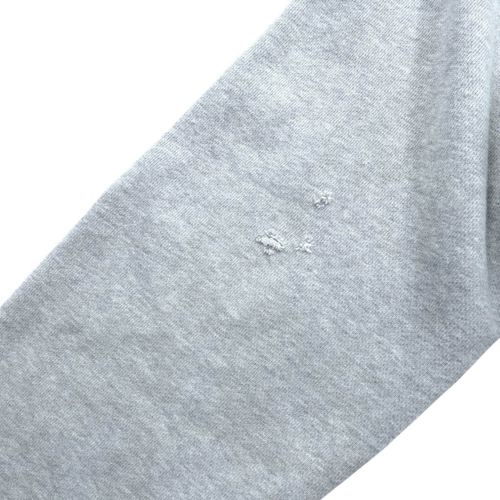 Polo Ralph Lauren 90s Reverse Weave Zip Hoodie, Size M, Gray, Small Pony Embroidery, Thermal Lining