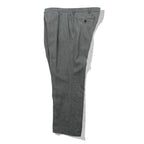 NAUTICA Cashmere Blend 2-Tuck Wide Slacks Pants, Size L, Gray Wool, Suspender Buttons
