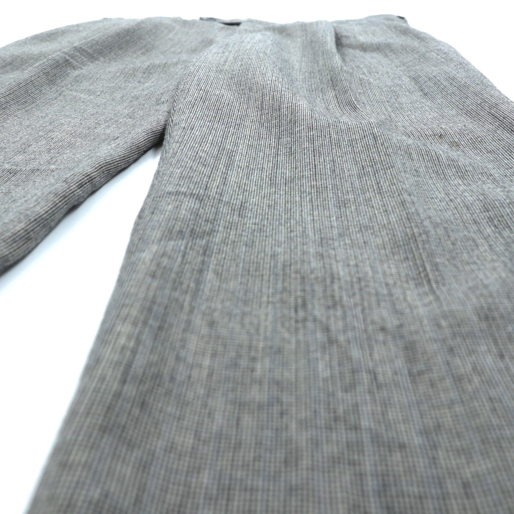 NAUTICA Cashmere Blend 2-Tuck Wide Slacks Pants, Size L, Gray Wool, Suspender Buttons