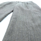 NAUTICA Cashmere Blend 2-Tuck Wide Slacks Pants, Size L, Gray Wool, Suspender Buttons