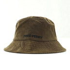 FRED PERRY ワッフル コード バケットハット ブラウン HW6690