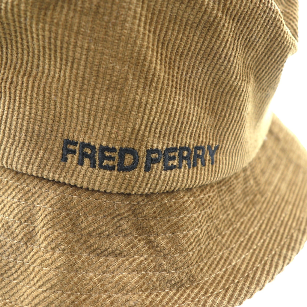 FRED PERRY ワッフル コード バケットハット ブラウン HW6690