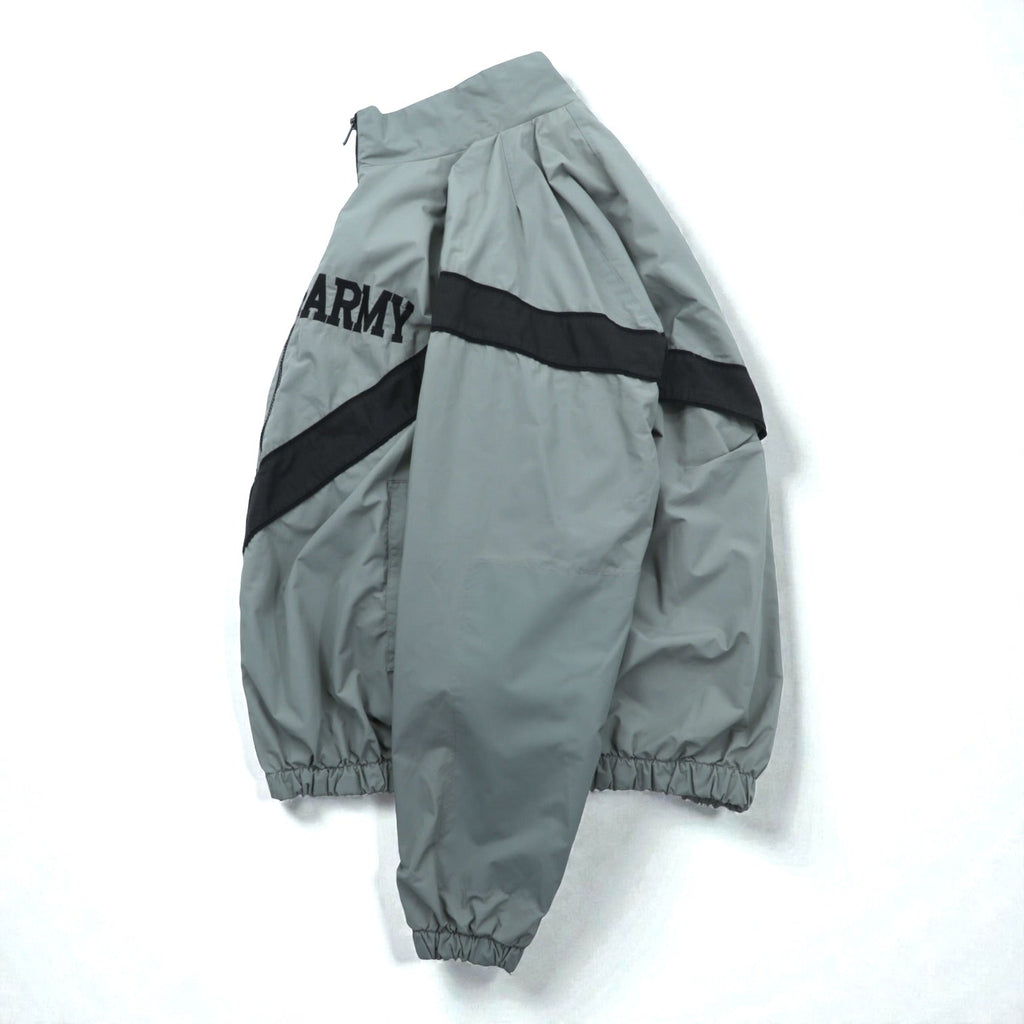 Vintage US ARMY IPFU Jacket 00年代 米軍 トレーニングジャケット トラックジャケット ジャージ L グレー ナイロン ミリタリー