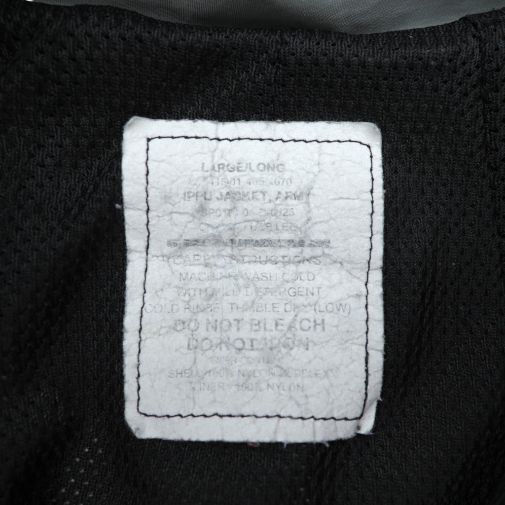 Vintage US ARMY IPFU Jacket 00年代 米軍 トレーニングジャケット トラックジャケット ジャージ L グレー ナイロン ミリタリー