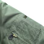 US AIR FORCE 米軍 CWU-45P 短丈 フライトジャケット XL カーキ 中綿 ナイロン 00-0423-41 ROTHCO