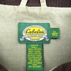 Cabela's 90年代 ワークジャケット フィールドジャケット XL ベージュ コットン 襟コーデュロイ