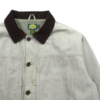 Cabela's 90年代 ワークジャケット フィールドジャケット XL ベージュ コットン 襟コーデュロイ