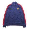 NIKE Track Jacket FC Barcelona Jersey, Large, Navy, Sideline, 542394-410