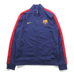 NIKE Track Jacket FC Barcelona Jersey, Large, Navy, Sideline, 542394-410