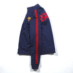 NIKE Track Jacket FC Barcelona Jersey, Large, Navy, Sideline, 542394-410