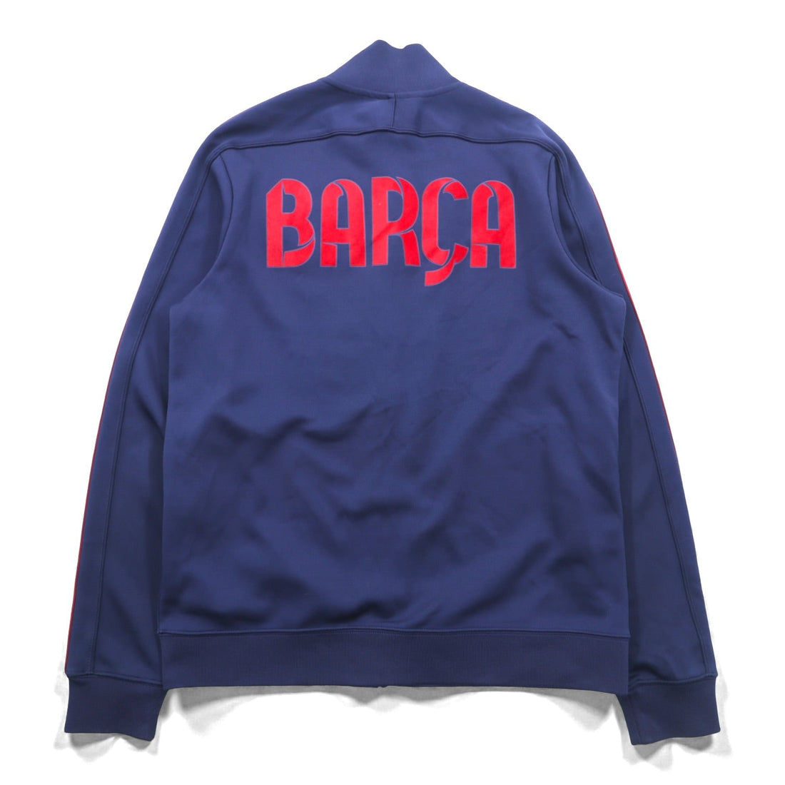NIKE Track Jacket FC Barcelona Jersey, Large, Navy, Sideline, 542394-410