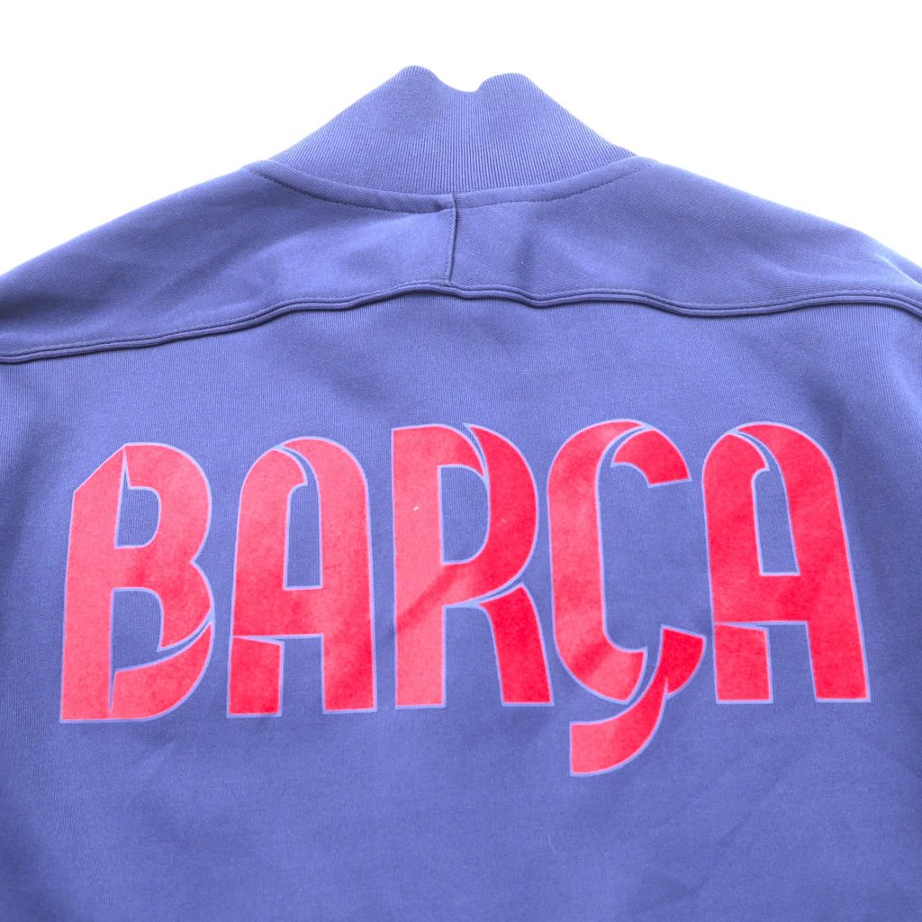NIKE Track Jacket FC Barcelona Jersey, Large, Navy, Sideline, 542394-410
