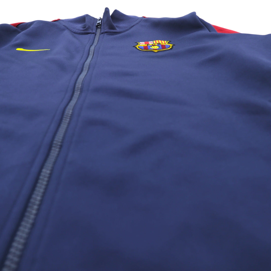 NIKE Track Jacket FC Barcelona Jersey, Large, Navy, Sideline, 542394-410