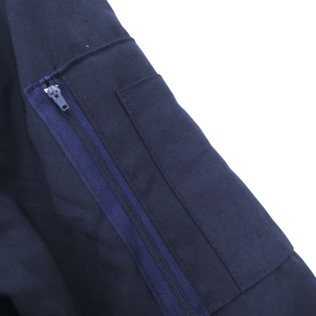 90s British Vintage Flight Jacket 英国製 タンカース フライトジャケット M ネイビー 中綿 エポレット POOLEYS Flying Clothing イギリス製