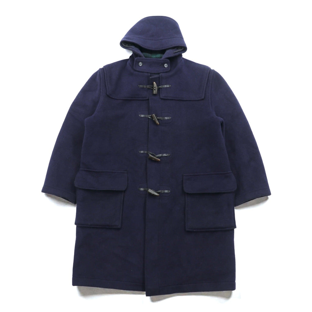 Gloverall 90s British Duffle Coat, Navy Wool, Large, Made in UK by DON NASH LIMITED