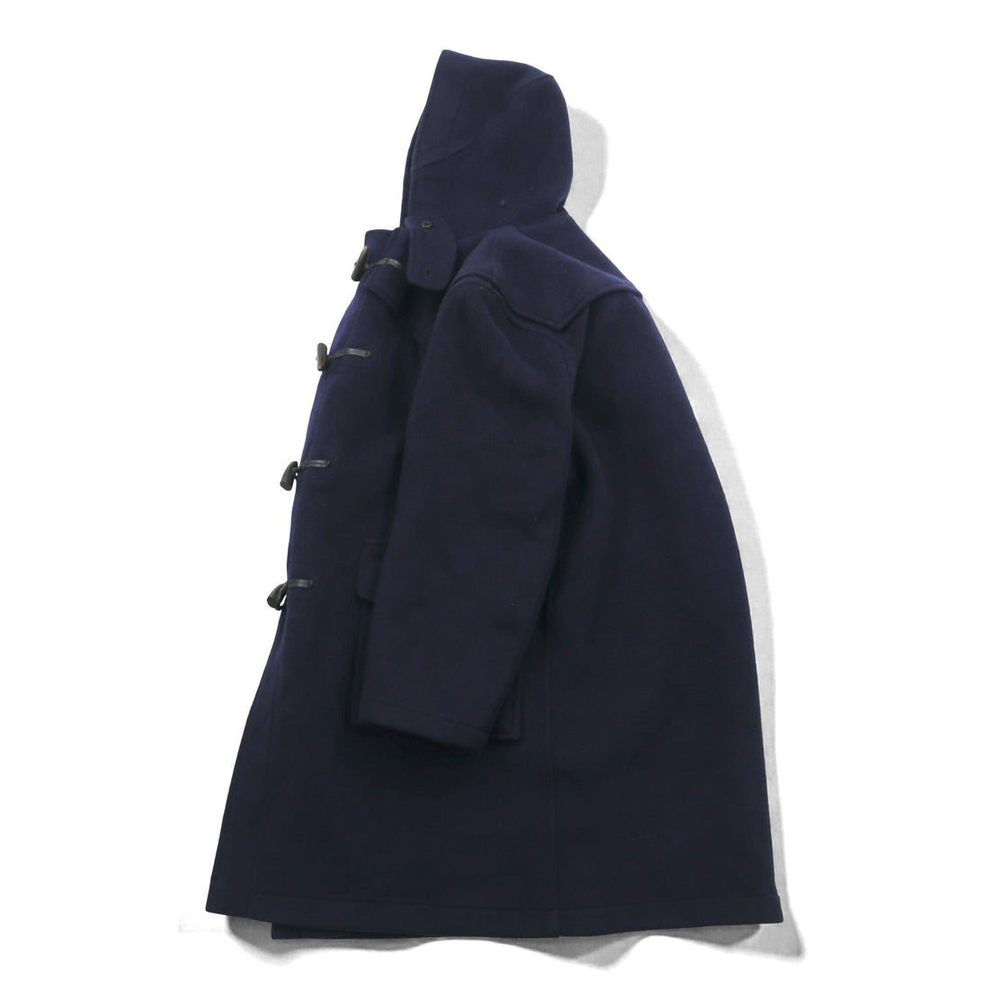 Gloverall 90s British Duffle Coat, Navy Wool, Large, Made in UK by DON NASH LIMITED