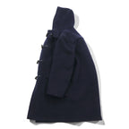 Gloverall 90s British Duffle Coat, Navy Wool, Large, Made in UK by DON NASH LIMITED