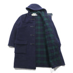 Gloverall 90s British Duffle Coat, Navy Wool, Large, Made in UK by DON NASH LIMITED