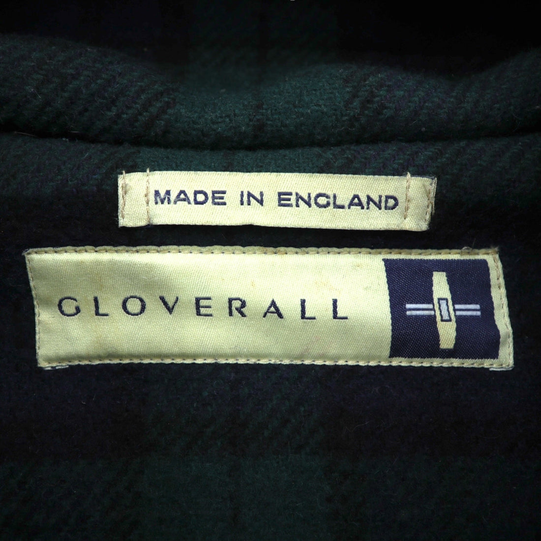 Gloverall 90s British Duffle Coat, Navy Wool, Large, Made in UK by DON NASH LIMITED