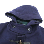 Gloverall 90s British Duffle Coat, Navy Wool, Large, Made in UK by DON NASH LIMITED