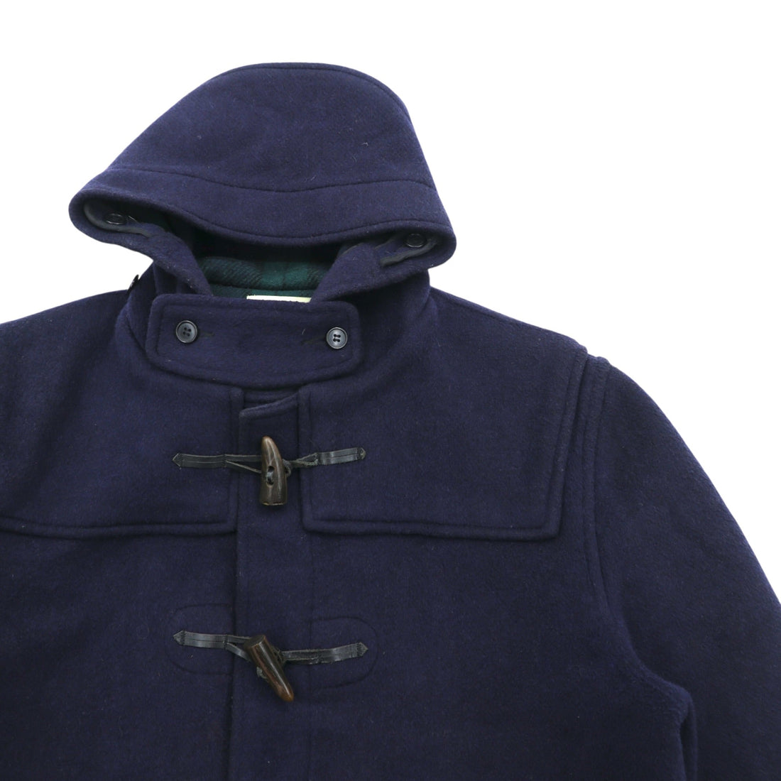 Gloverall 90s British Duffle Coat, Navy Wool, Large, Made in UK by DON NASH LIMITED
