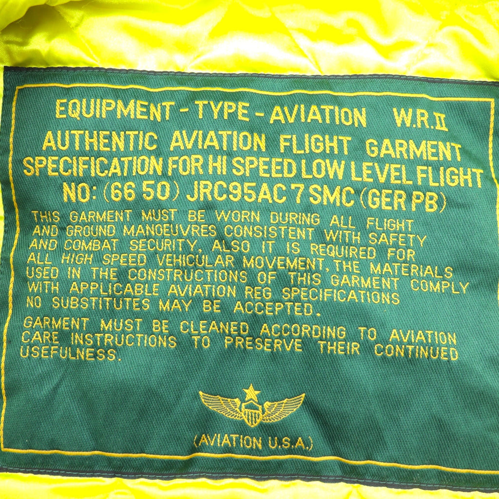 AVIATION U.S.A. Flight Jacket CWU-45P US AIR FORCE XL 80s Replica TP-909