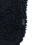 NAPAPIJRI Half Zip Anorak Hoodie Sherpa Fleece Jacket L Navy Drawcord Teide N0Y13M
