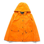 Barbour フード着脱式 ナイロンジャケット マウンテンパーカー M オレンジ 防水 トラモンタン TRAMONTANE JACKET WEATHER COMFORT LWB0529OR53