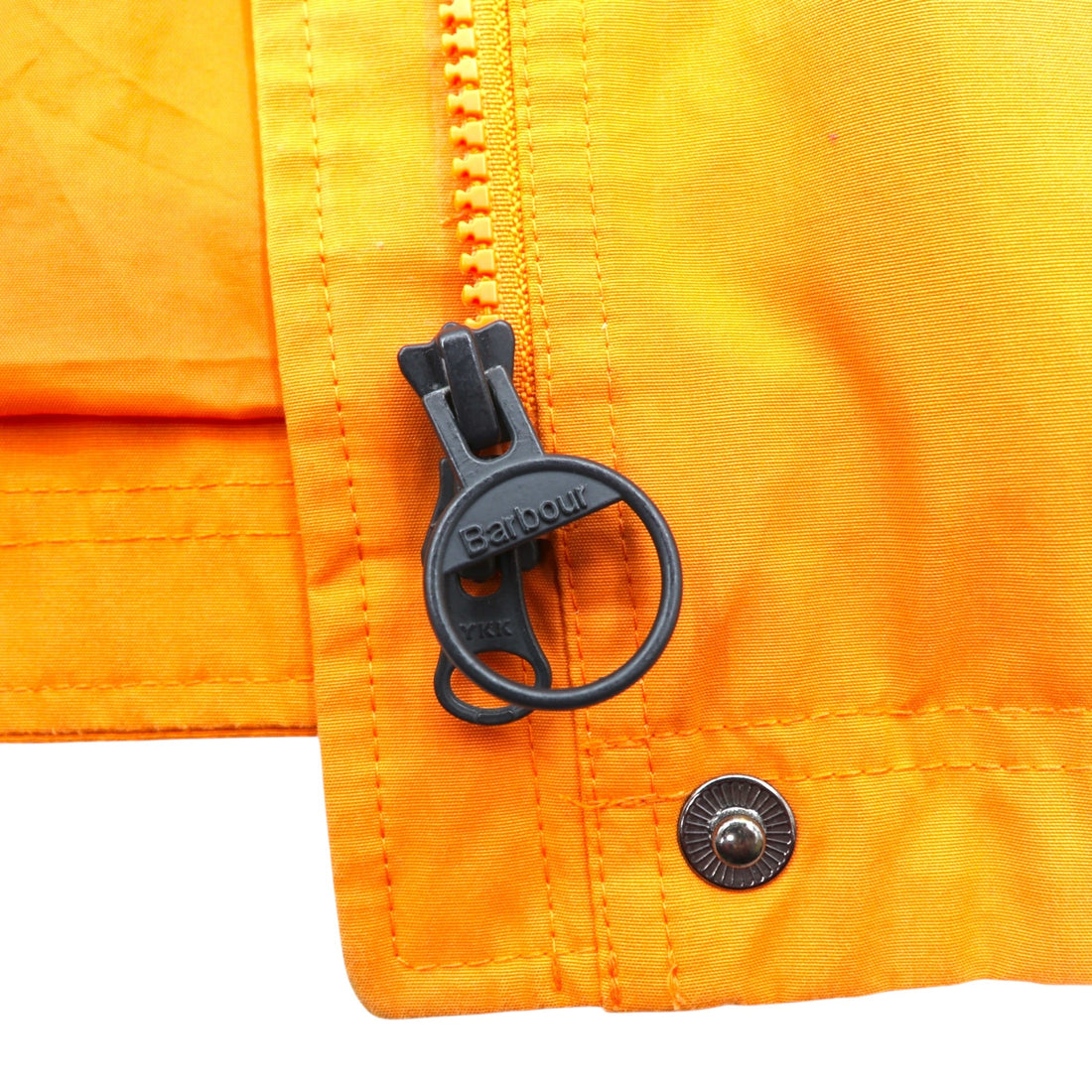 Barbour フード着脱式 ナイロンジャケット マウンテンパーカー M オレンジ 防水 トラモンタン TRAMONTANE JACKET WEATHER COMFORT LWB0529OR53