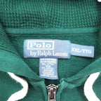 Polo Ralph Lauren 90年代 ビッグポニー 刺繍 ジップパーカー 2XL グリーン CONMARジップ
