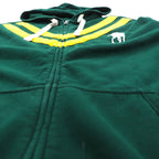 Polo Ralph Lauren 90年代 ビッグポニー 刺繍 ジップパーカー 2XL グリーン CONMARジップ