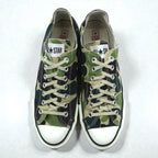 CONVERSE Made in Japan ALL STAR Camo Canvas Low Top Sneakers 27cm Khaki J 83 6 MH01